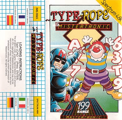 Type-Rope box art for ZX Spectrum